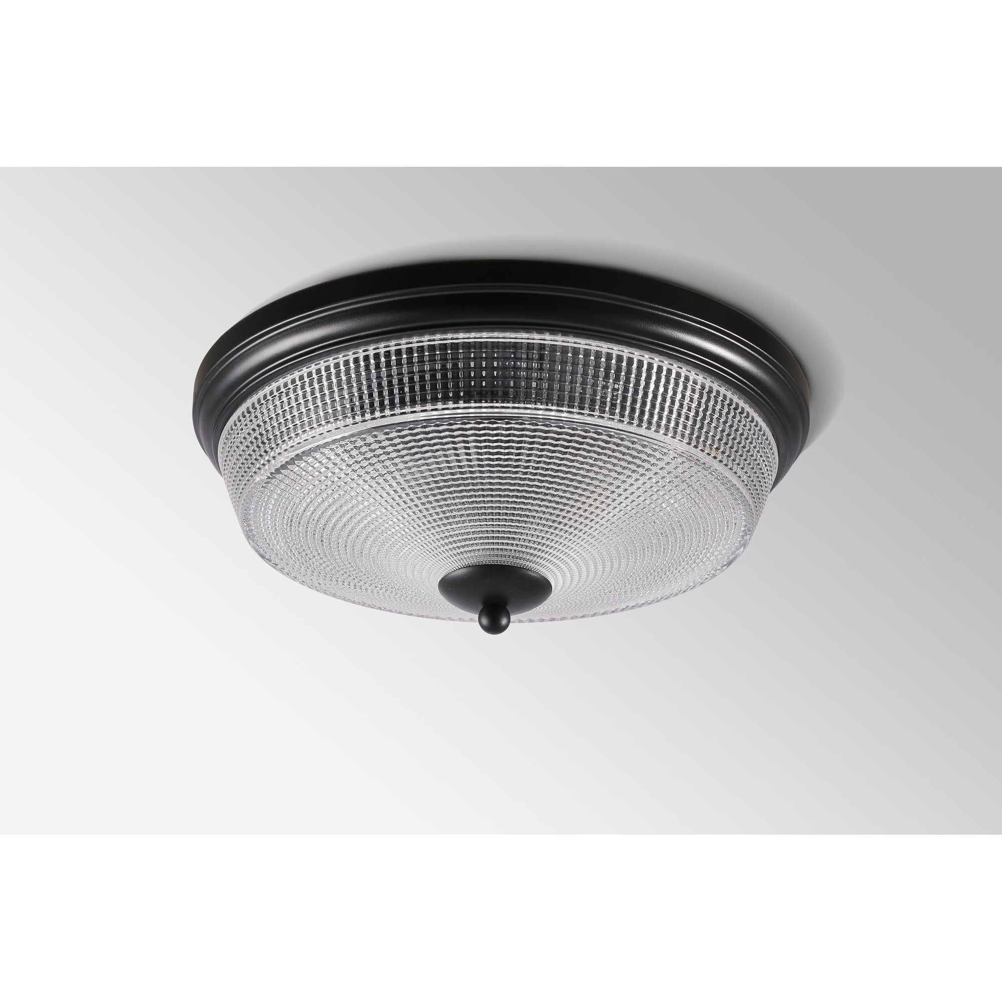 NL93819 Albay 2 Light Bathroom Flush Ceiling Light Satin Black