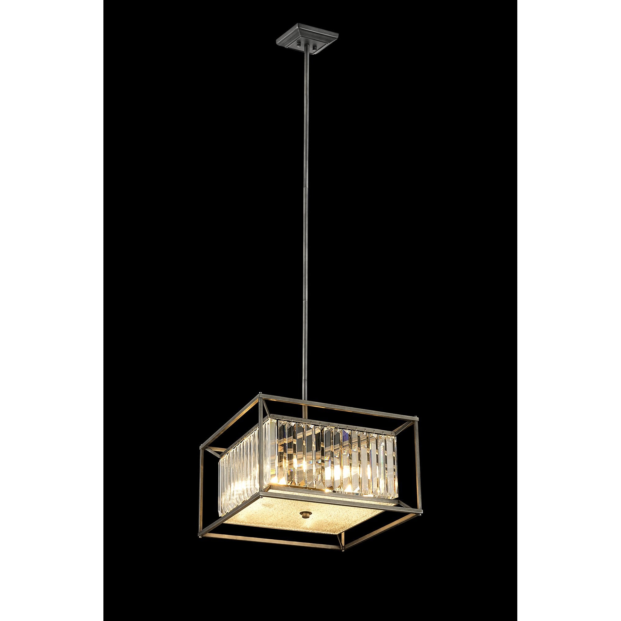 NL9966PE9 Alec 4 Light Pendant/Ceiling Light Pewter