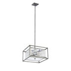 NL9966PE9 Alec 4 Light Pendant/Ceiling Light Pewter