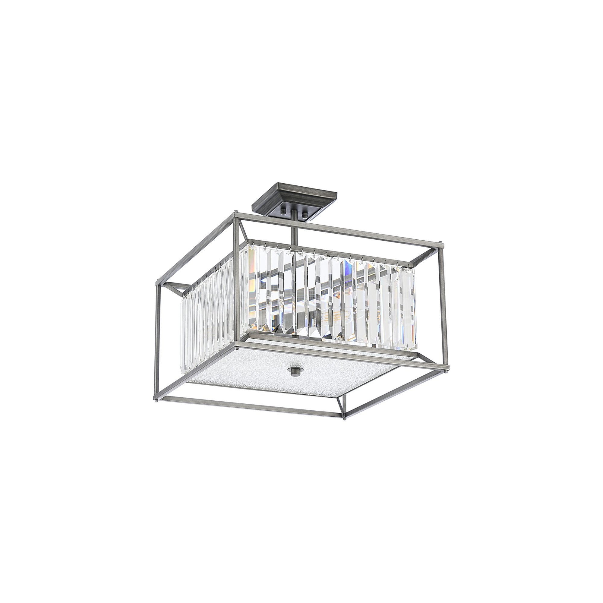 NL9966PE9 Alec 4 Light Pendant/Ceiling Light Pewter