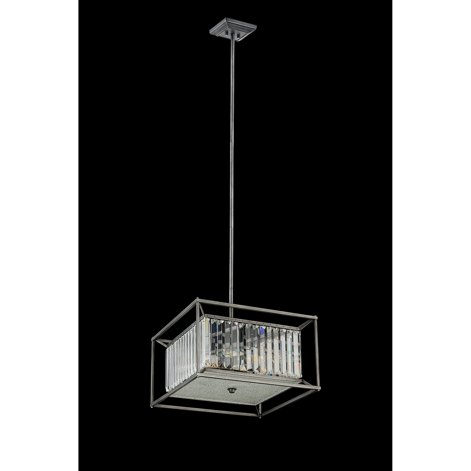 NL9966PE9 Alec 4 Light Pendant/Ceiling Light Pewter