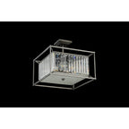 NL9966PE9 Alec 4 Light Pendant/Ceiling Light Pewter