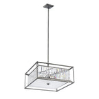 NL9967PE9 Alec 6 Light Pendant/Ceiling Light Pewter