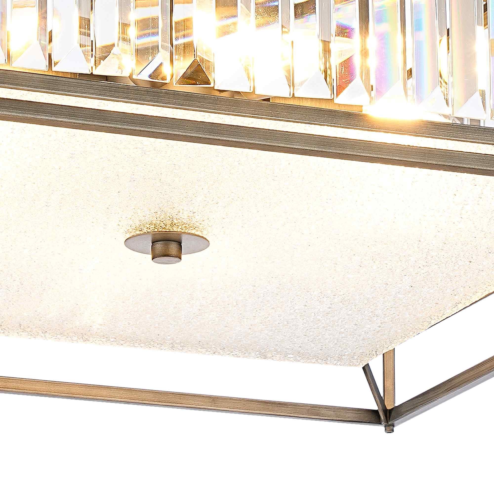 NL9967PE9 Alec 6 Light Pendant/Ceiling Light Pewter