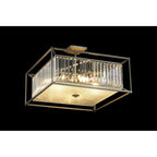 NL9967PE9 Alec 6 Light Pendant/Ceiling Light Pewter