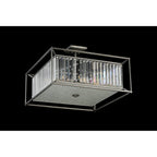 NL9967PE9 Alec 6 Light Pendant/Ceiling Light Pewter