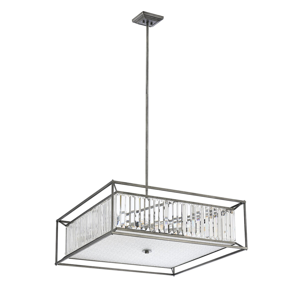 NL9968PE9 Alec 12 Light Pendant/Ceiling Light Pewter