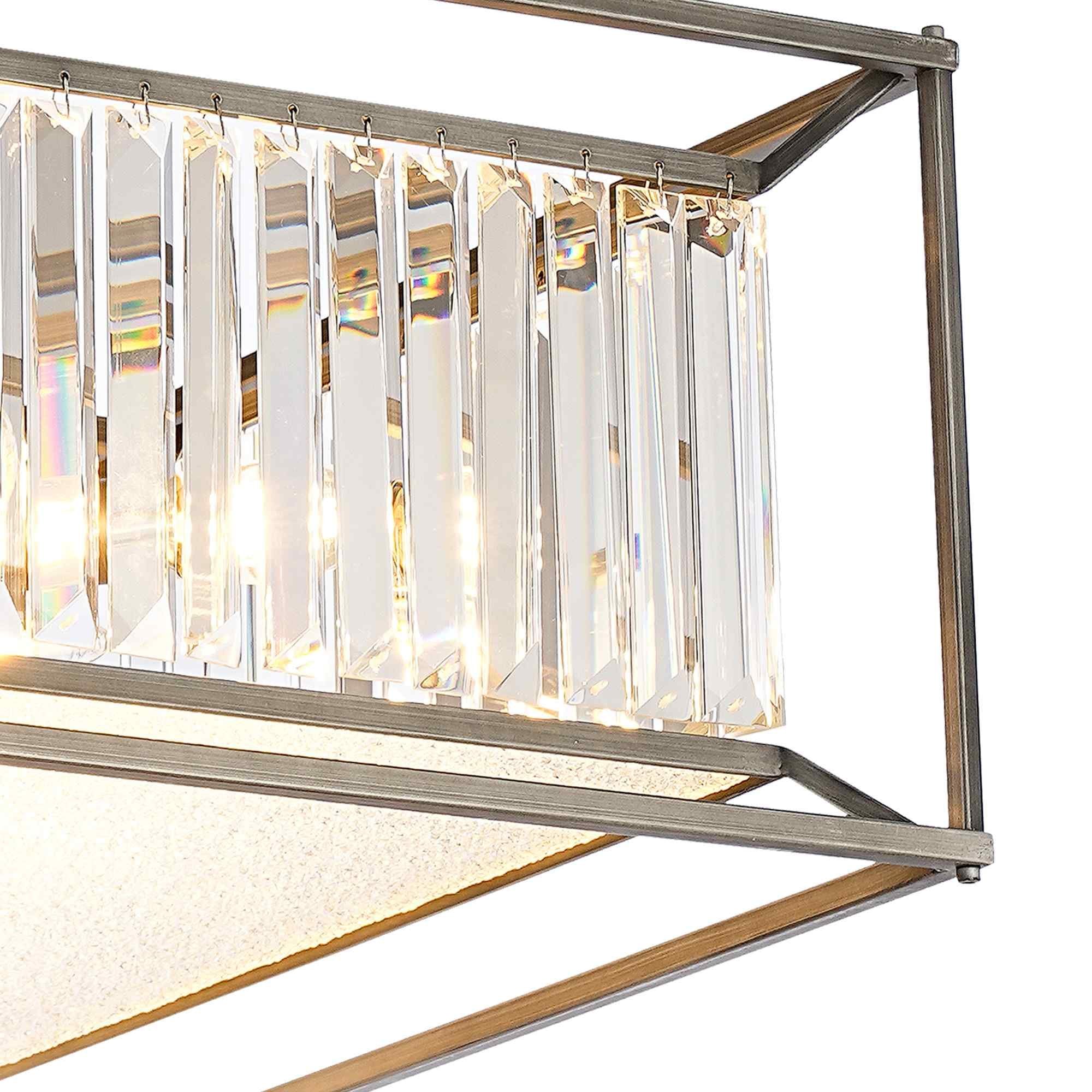 NL9968PE9 Alec 12 Light Pendant/Ceiling Light Pewter