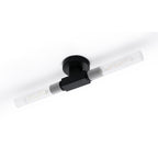 NL87009 Alissa 2 Light Bathroom Wall/Ceiling Light Satin Black