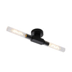NL87009 Alissa 2 Light Bathroom Wall/Ceiling Light Satin Black