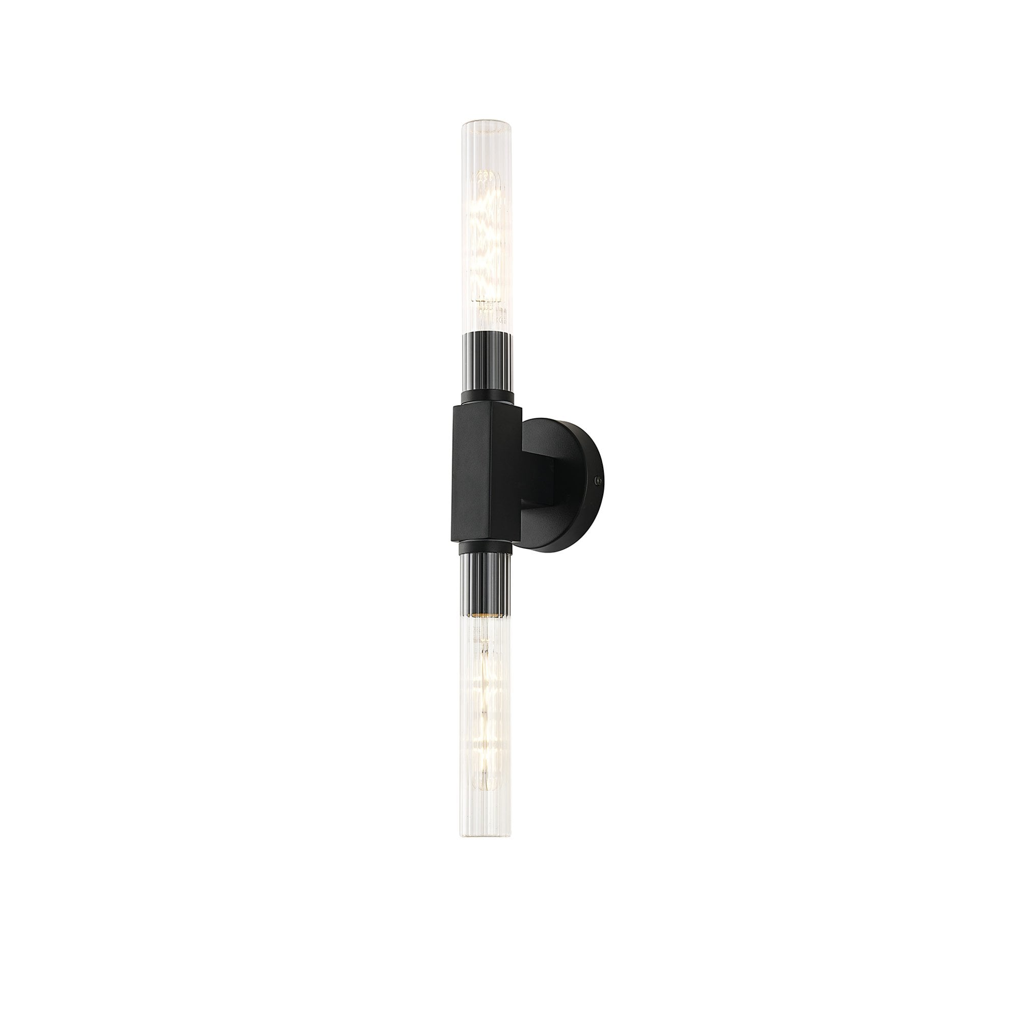NL87009 Alissa 2 Light Bathroom Wall/Ceiling Light Satin Black