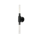 NL87009 Alissa 2 Light Bathroom Wall/Ceiling Light Satin Black