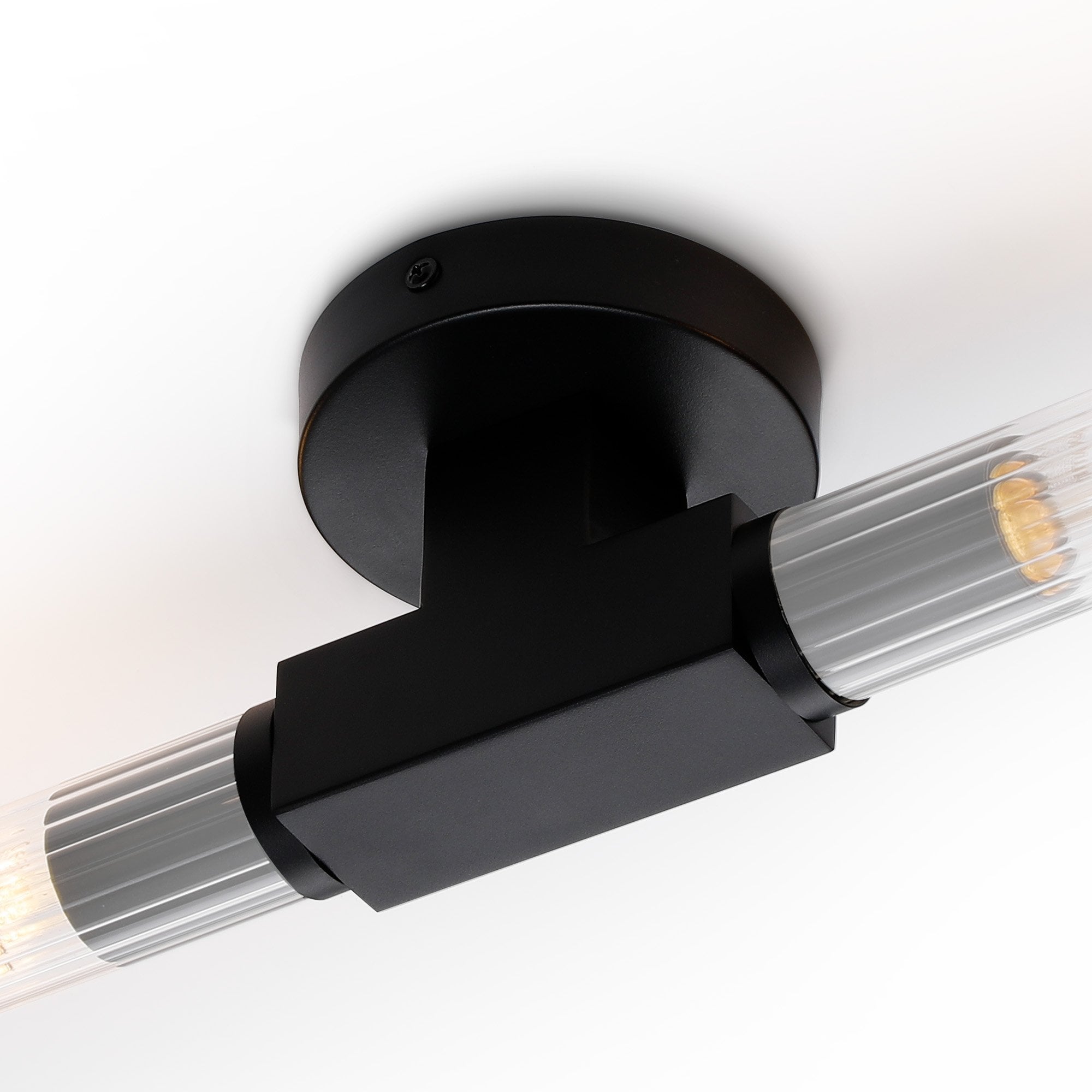 NL87009 Alissa 2 Light Bathroom Wall/Ceiling Light Satin Black