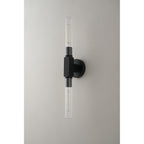 NL87009 Alissa 2 Light Bathroom Wall/Ceiling Light Satin Black