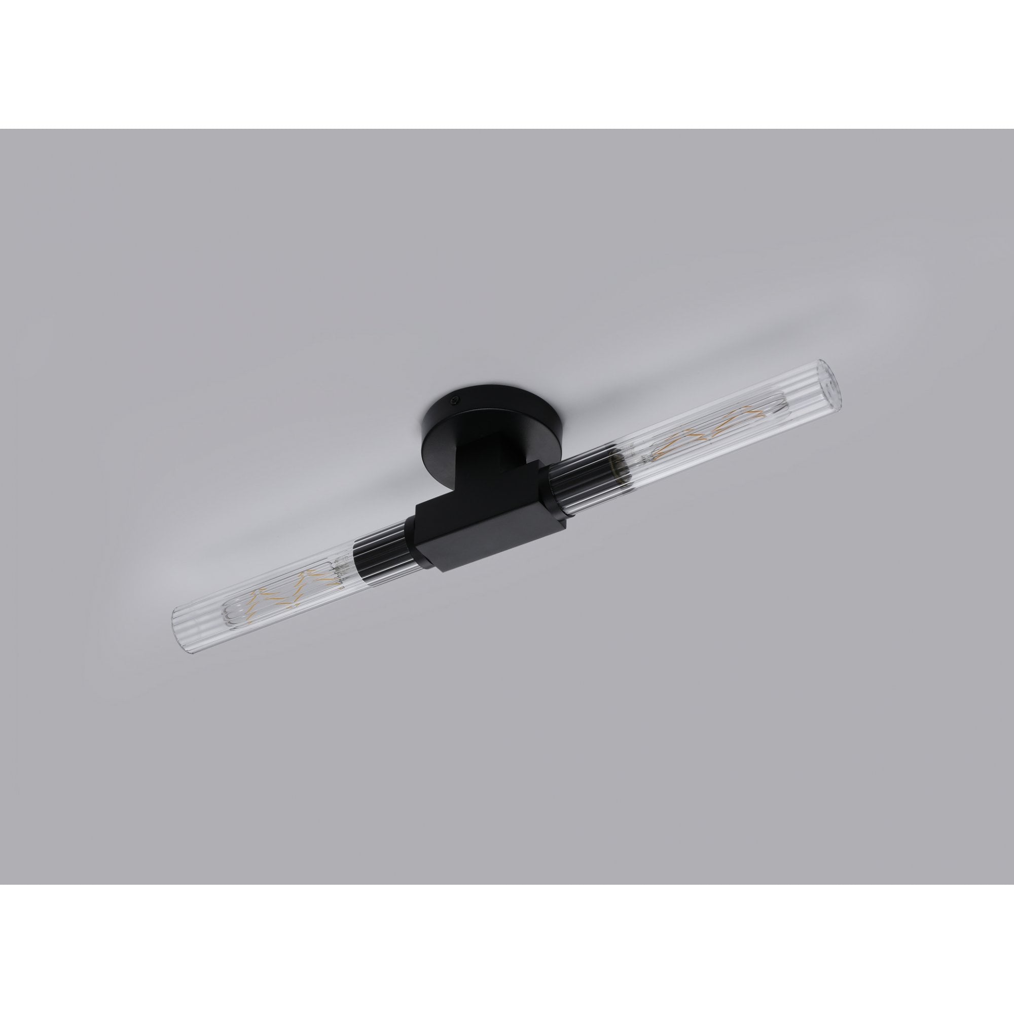 NL87009 Alissa 2 Light Bathroom Wall/Ceiling Light Satin Black