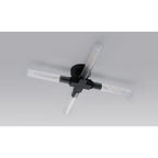 NL87019 Alissa 4 Light Bathroom Ceiling Light Satin Black