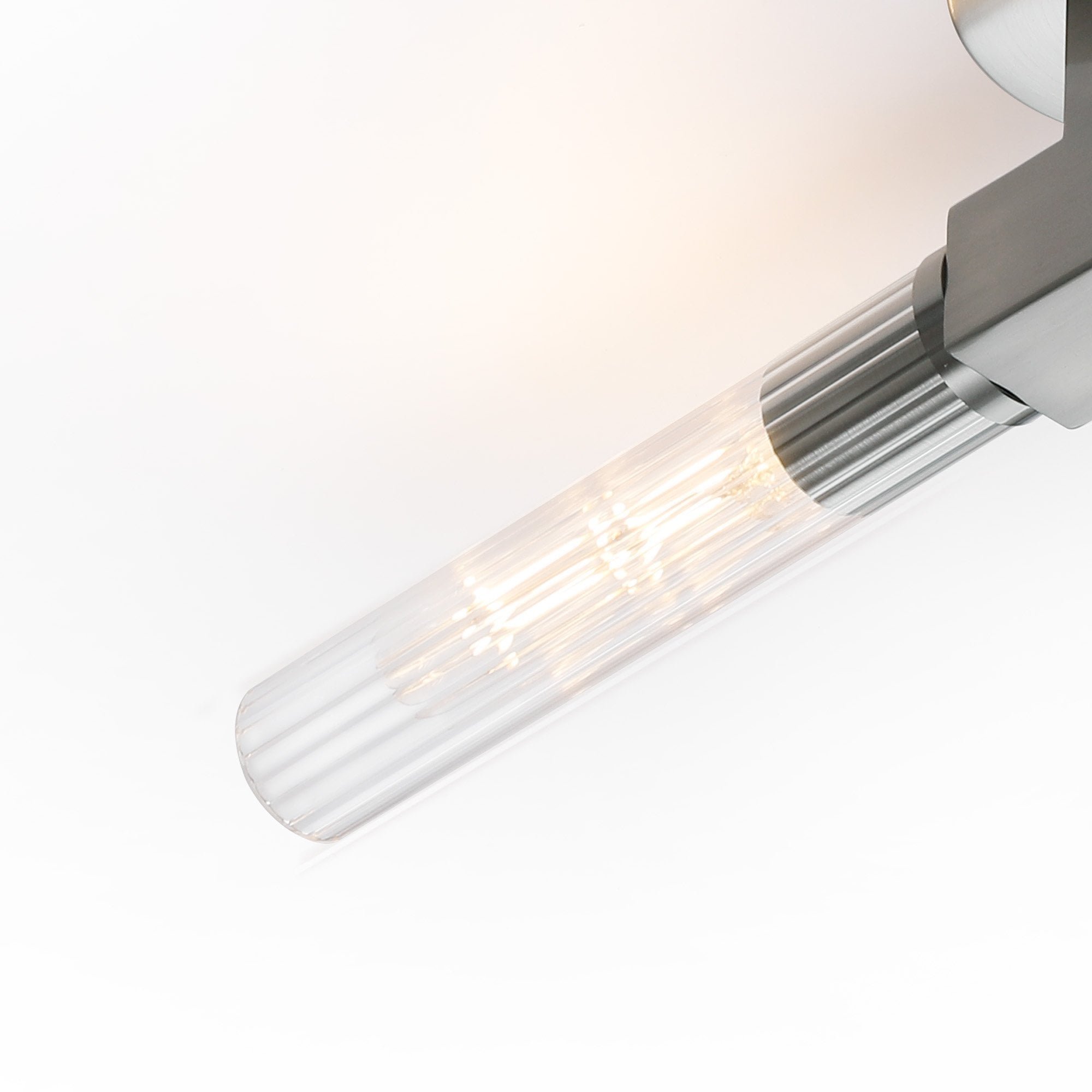 NL87039 Alissa 2 Light Bathroom Wall/Ceiling Light Satin Nickel