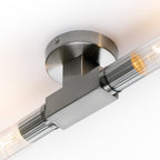 NL87039 Alissa 2 Light Bathroom Wall/Ceiling Light Satin Nickel