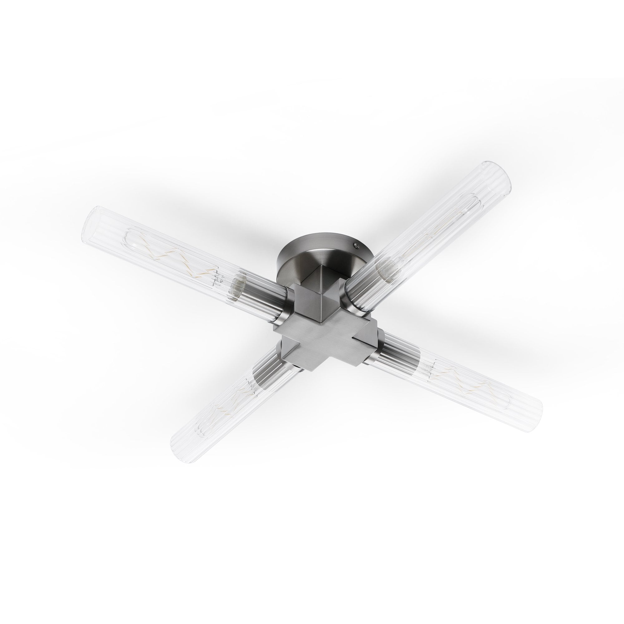 Alissa 4 Light Bathroom Ceiling  Light Satin Nickel