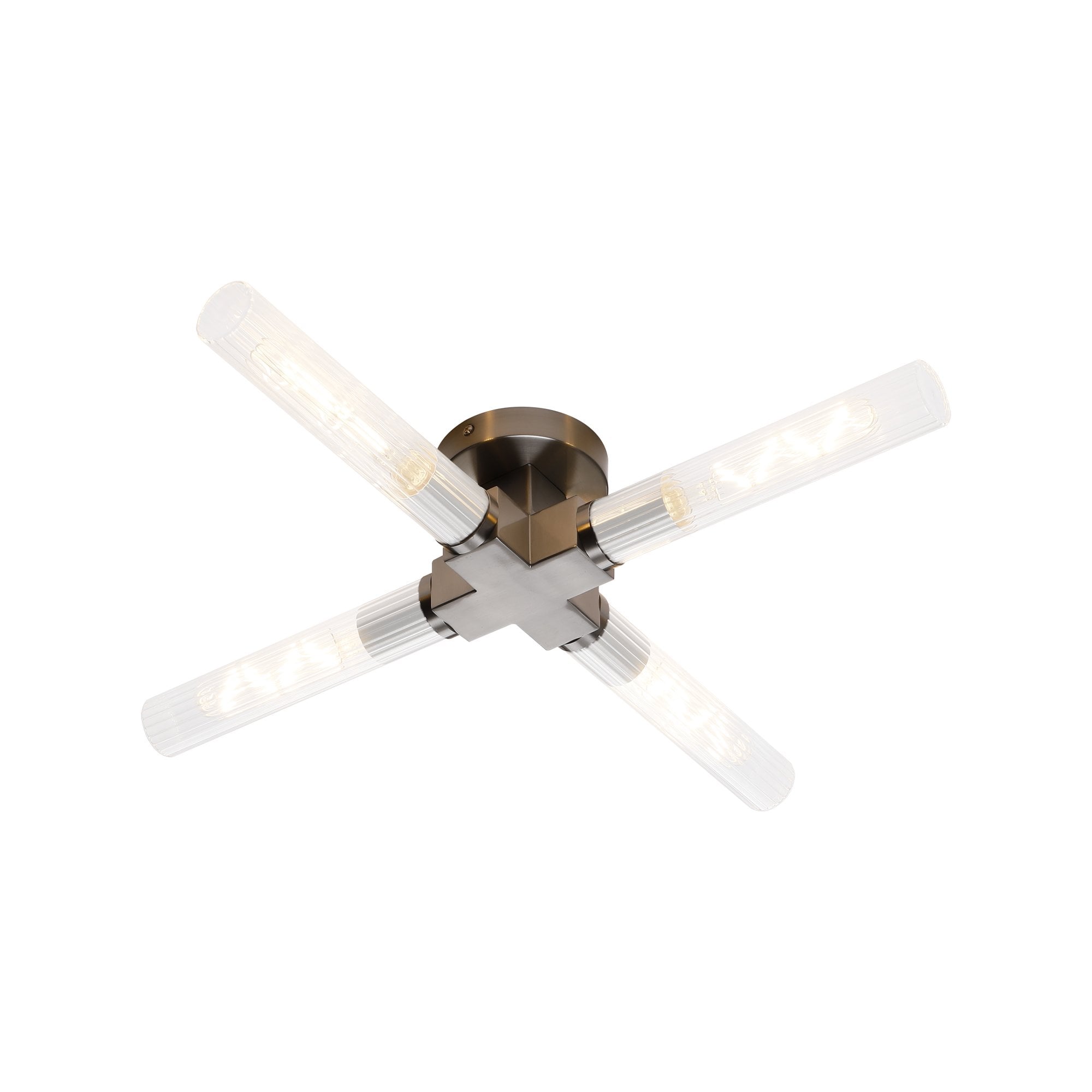 Alissa 4 Light Bathroom Ceiling  Light Satin Nickel