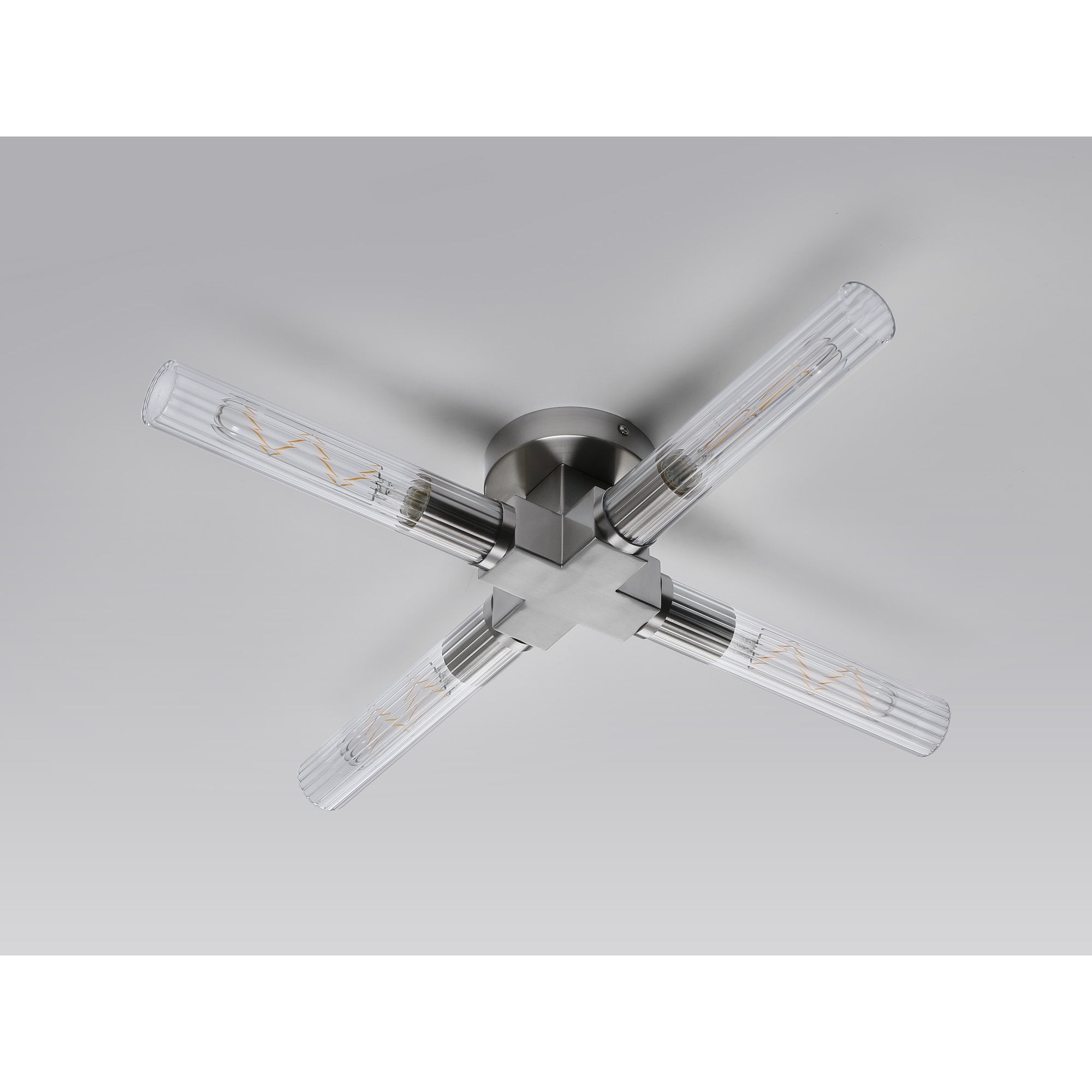 Alissa 4 Light Bathroom Ceiling  Light Satin Nickel