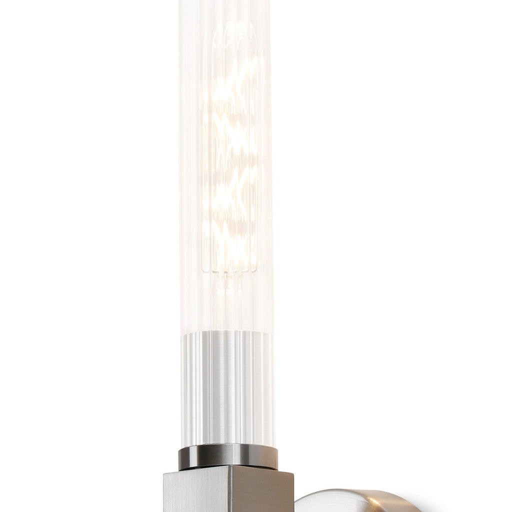 NL87059 Alissa 1 Light Bathroom Wall Light Satin Nickel
