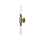 NL87069 Alissa 2 Light Bathroom Wall/Ceiling Light Antique Brass