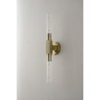 NL87069 Alissa 2 Light Bathroom Wall/Ceiling Light Antique Brass