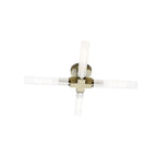 NL87079 Alissa 4 Light Bathroom Ceiling Light Antique Brass