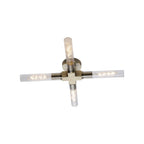 NL87079 Alissa 4 Light Bathroom Ceiling Light Antique Brass