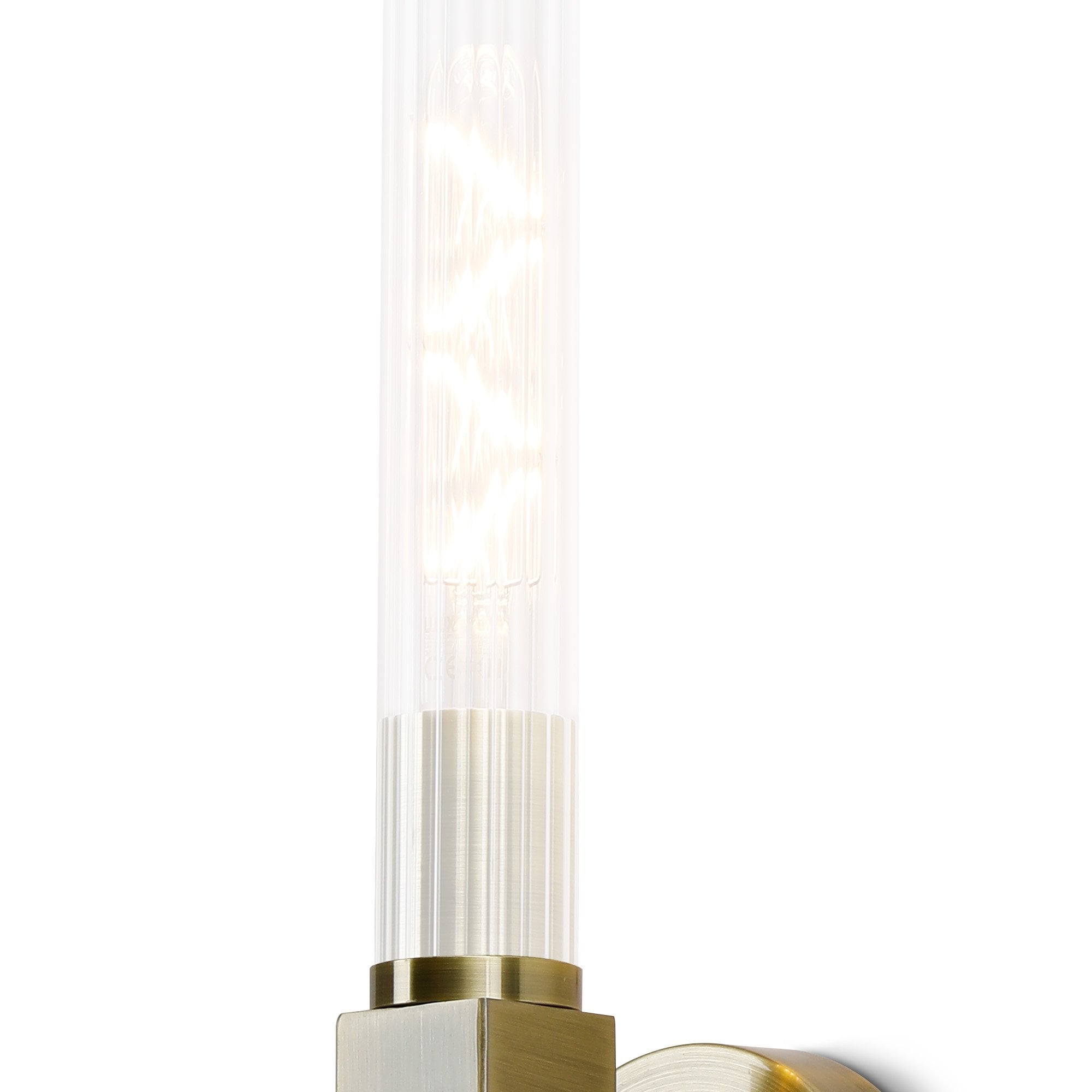 Alissa 1 Light Bathroom Wall  Light Antique Brass
