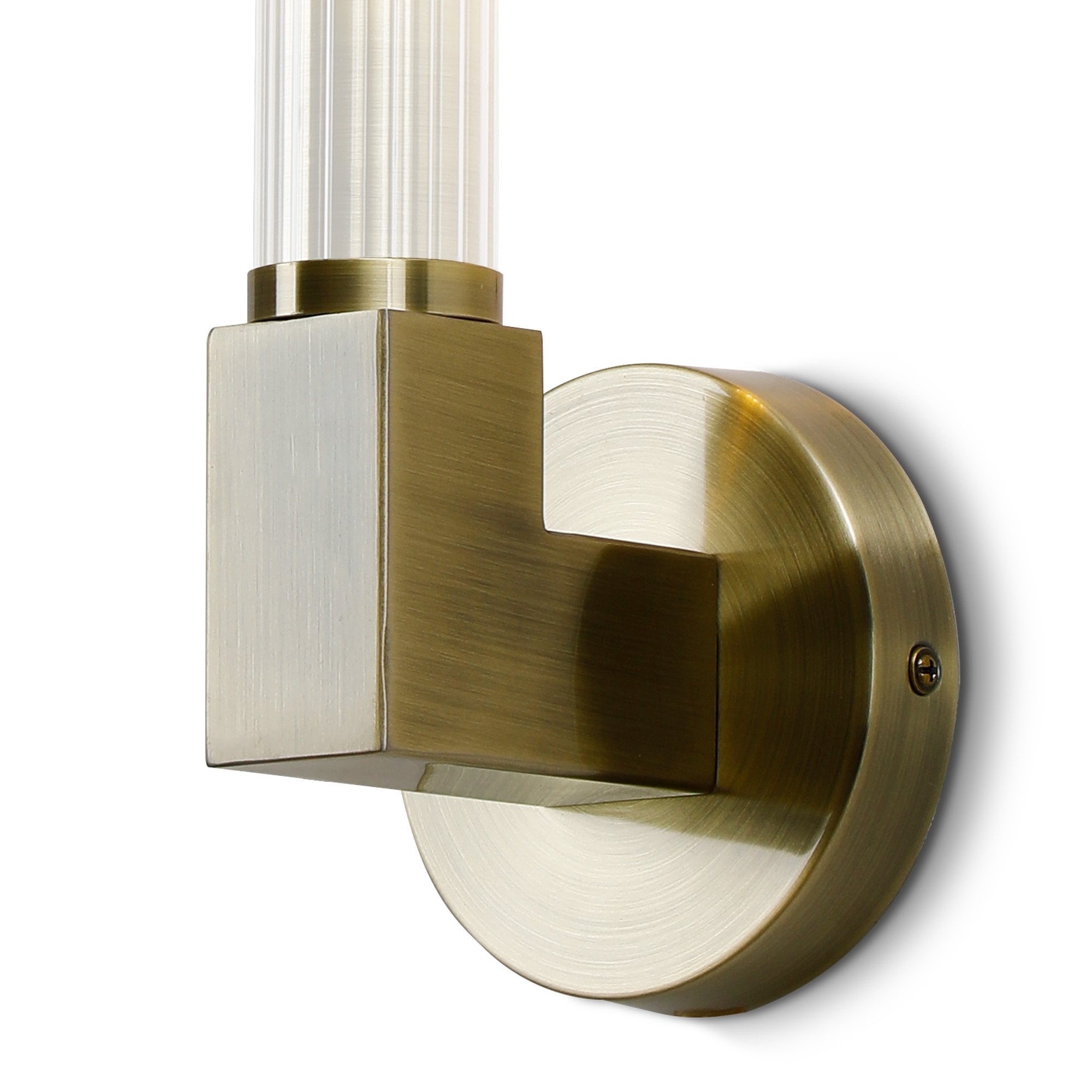 Alissa 1 Light Bathroom Wall  Light Antique Brass