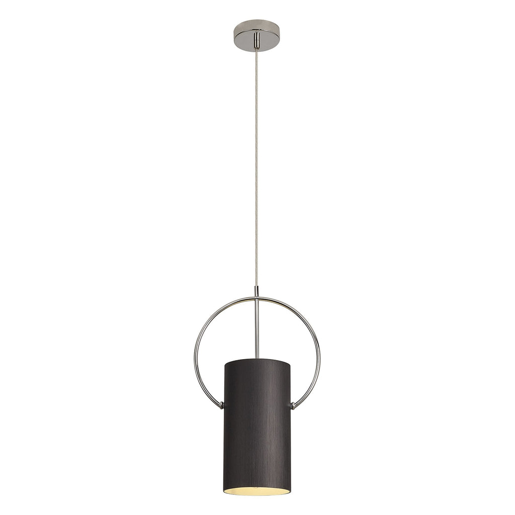 NL74509 Amo 1 Light Pendant Black Polished Chrome