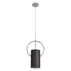 NL74509 Amo 1 Light Pendant Black Polished Chrome