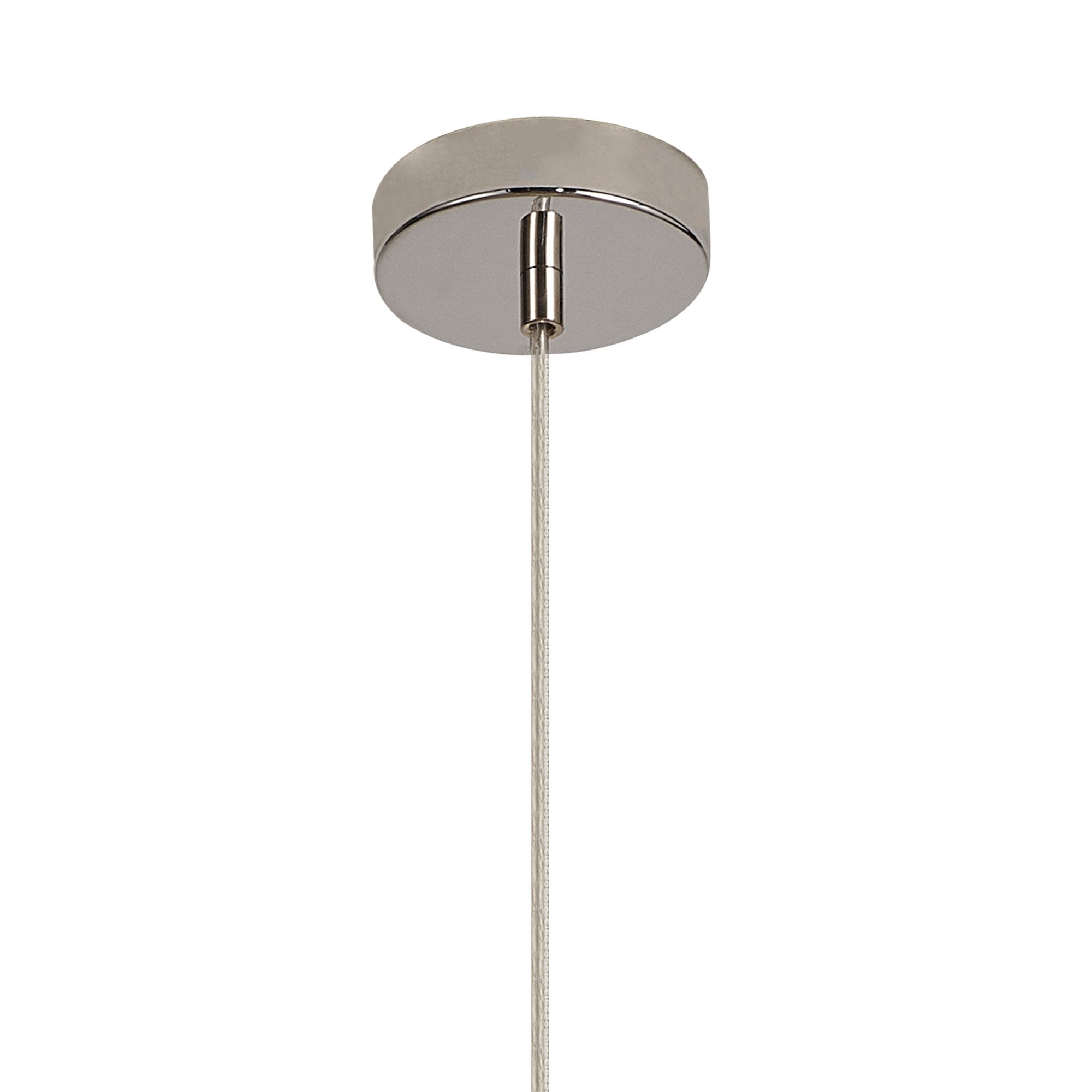 NL74509 Amo 1 Light Pendant Black Polished Chrome
