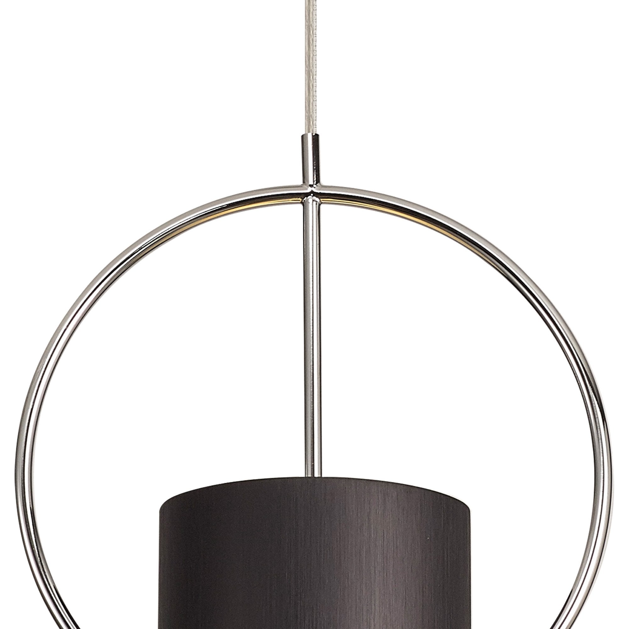 NL74509 Amo 1 Light Pendant Black Polished Chrome