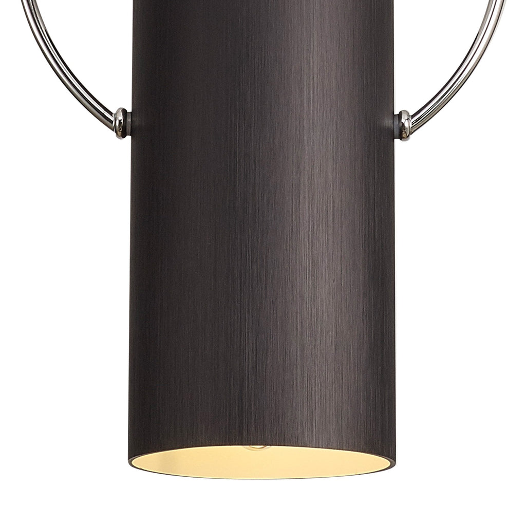 NL74509 Amo 1 Light Pendant Black Polished Chrome