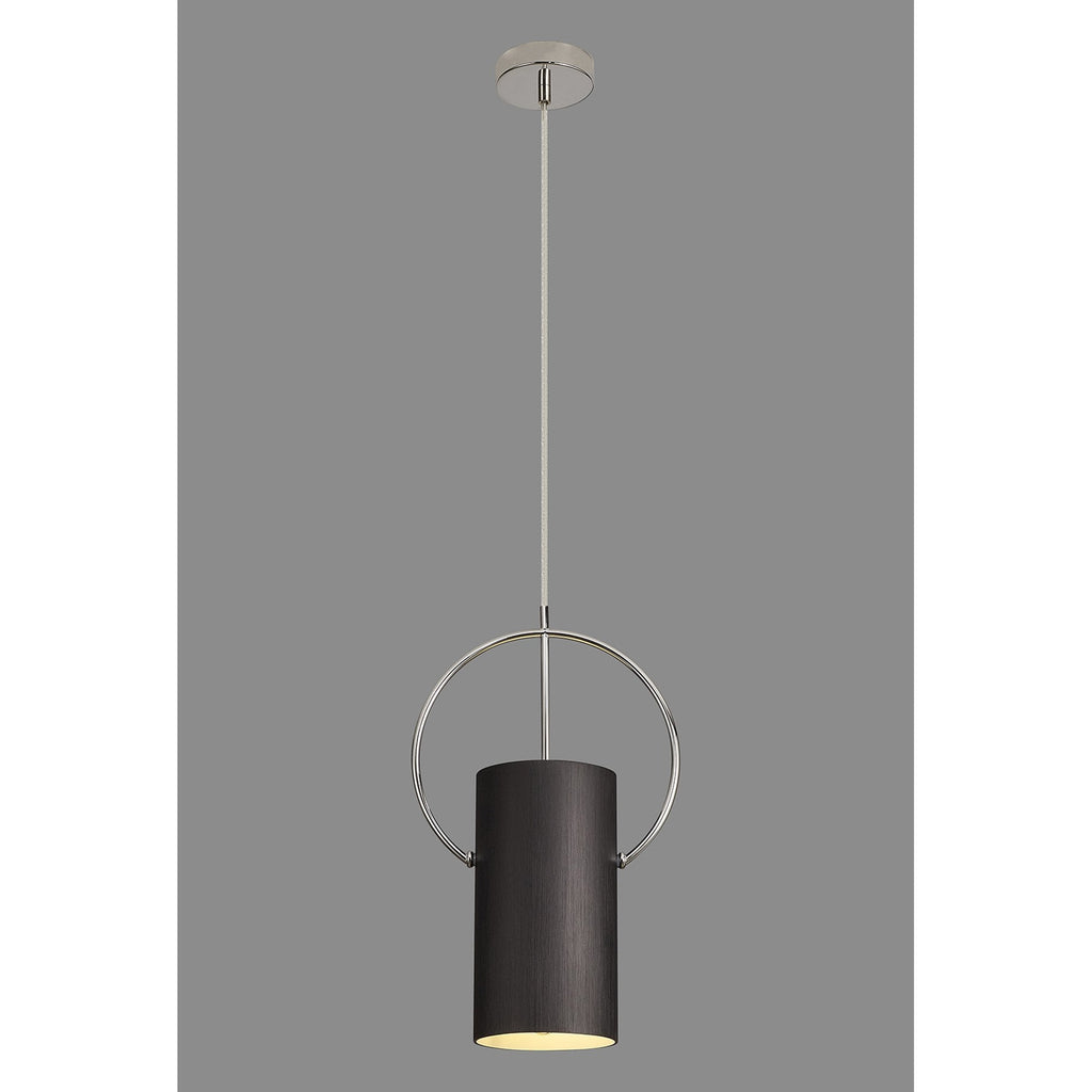 NL74509 Amo 1 Light Pendant Black Polished Chrome