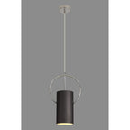 NL74509 Amo 1 Light Pendant Black Polished Chrome