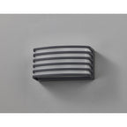 NL93709 Bagen 1 Light Outdoor Wall Light Anthracite Opal