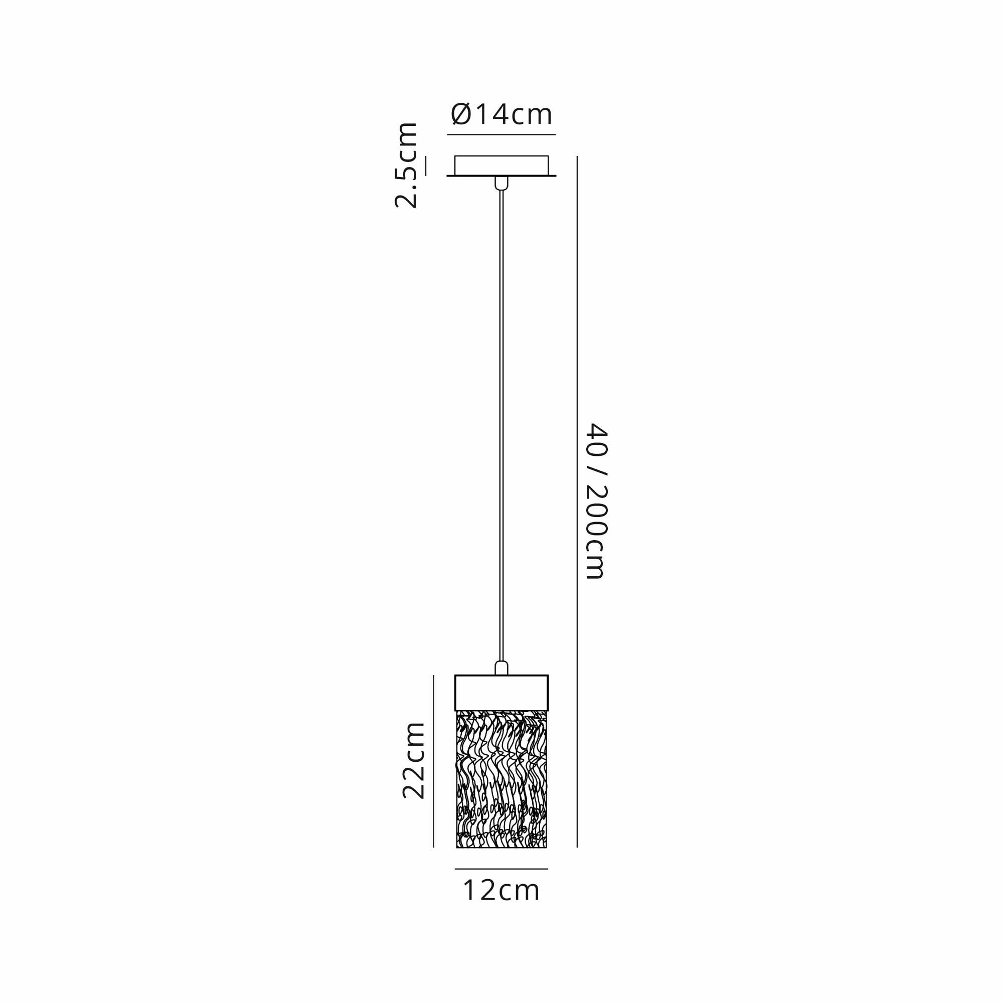 NL92529 Bartoo 1 LED Medium Pendant Painted Brushed Gold Clear