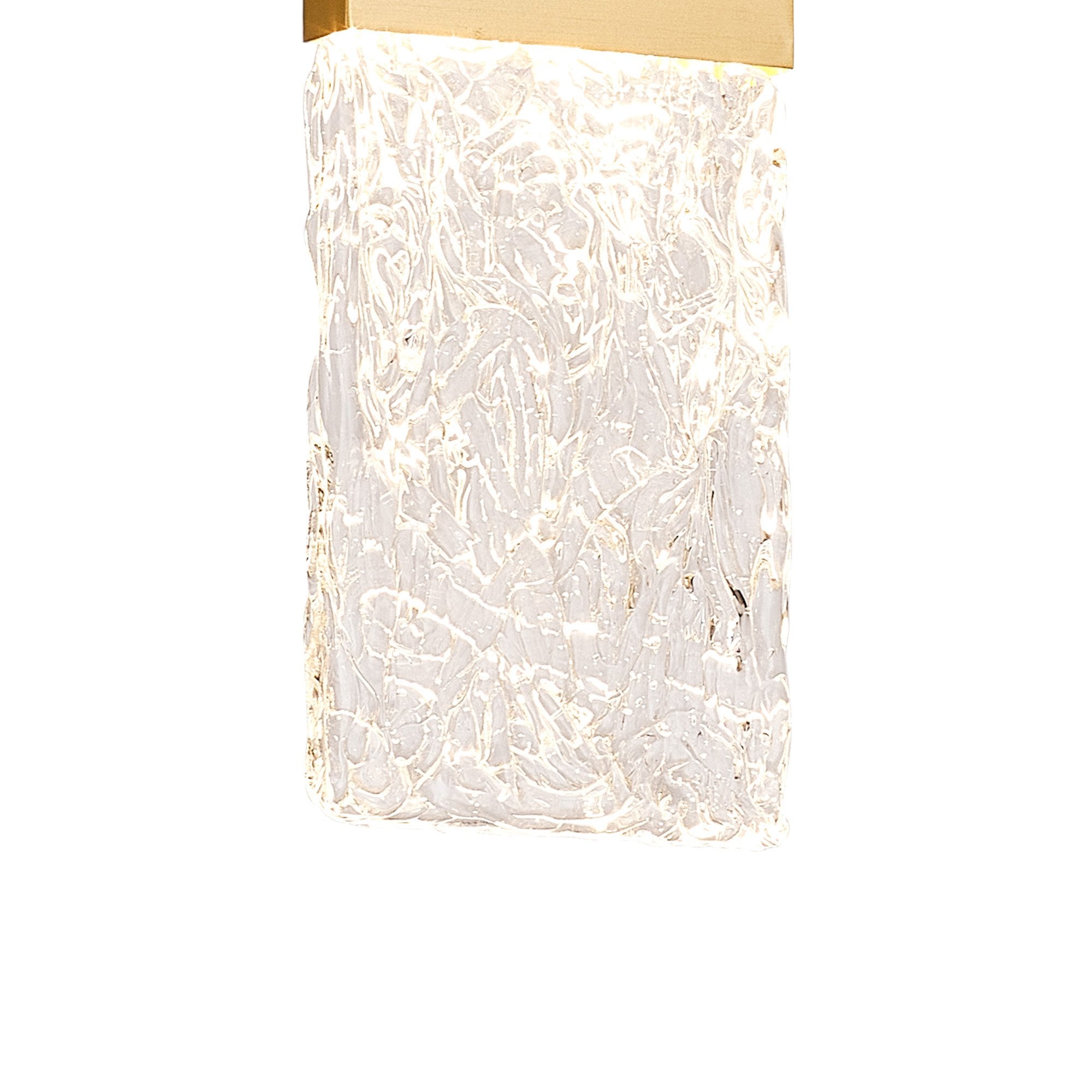 NL92529 Bartoo 1 LED Medium Pendant Painted Brushed Gold Clear