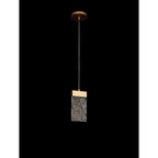 NL92529 Bartoo 1 LED Medium Pendant Painted Brushed Gold Clear