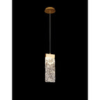 NL92539 Bartoo 1 LED Large Pendant Painted Brushed Gold Clear