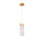 NL92539 Bartoo 1 LED Large Pendant Painted Brushed Gold Clear