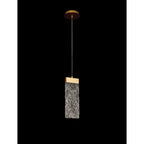 NL92539 Bartoo 1 LED Large Pendant Painted Brushed Gold Clear