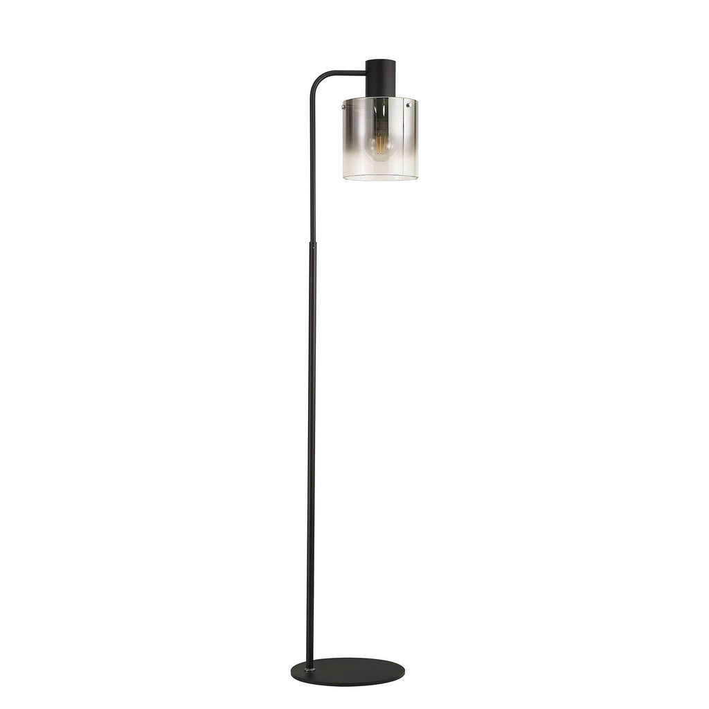 NL73079 Tokyo 1 Light Floor Lamp Black Polished Chrome