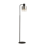 NL73079 Tokyo 1 Light Floor Lamp Black Polished Chrome