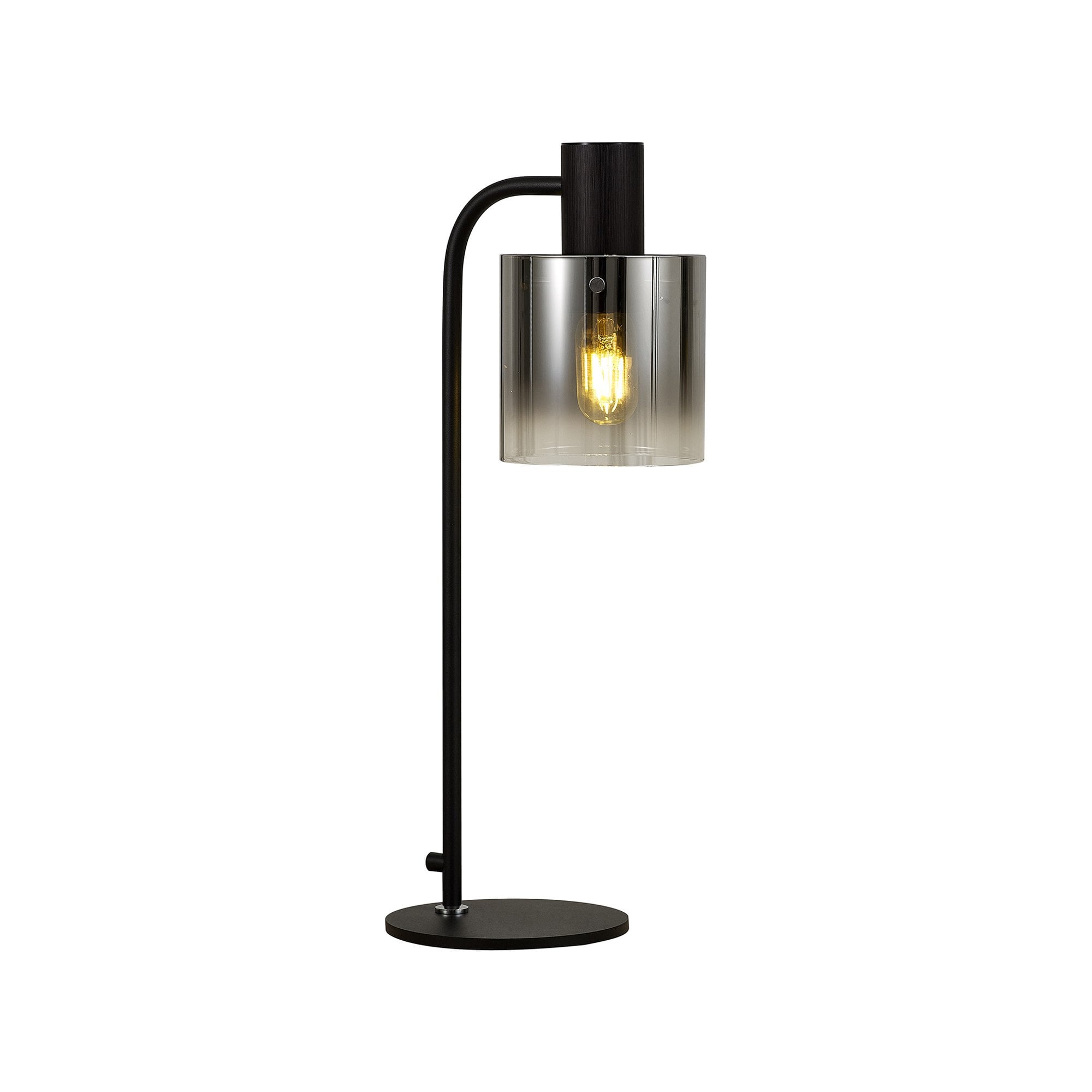 NL91599 Tokyo 1 Light Table Lamp Black Polished Chrome