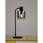 NL91599 Tokyo 1 Light Table Lamp Black Polished Chrome